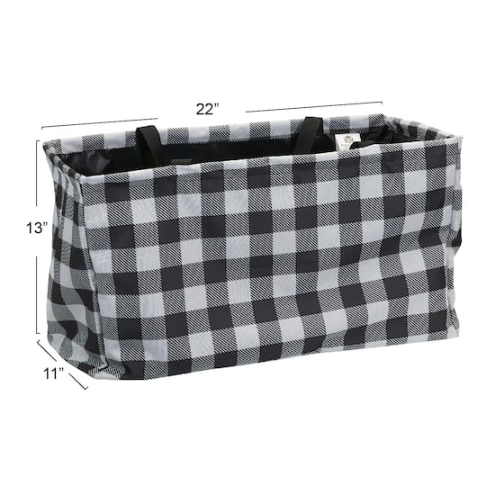 Krush Canvas Utility Tote with Handles (Black)